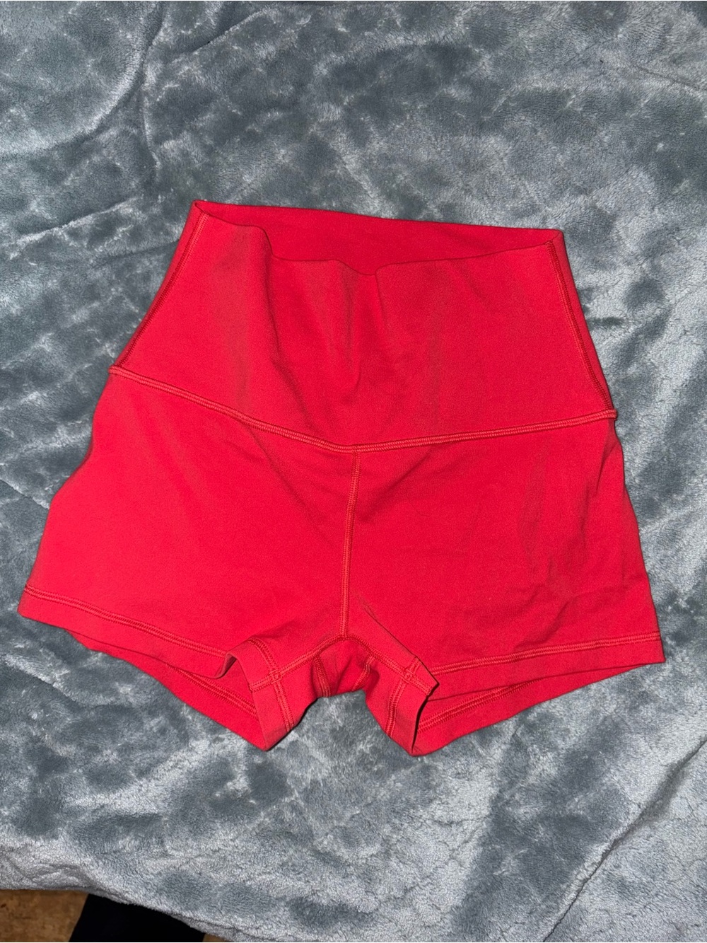 Avia Women's High-Waist Red Bike Shorts